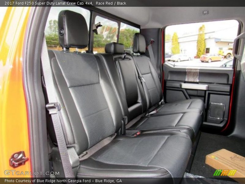 Rear Seat of 2017 F250 Super Duty Lariat Crew Cab 4x4