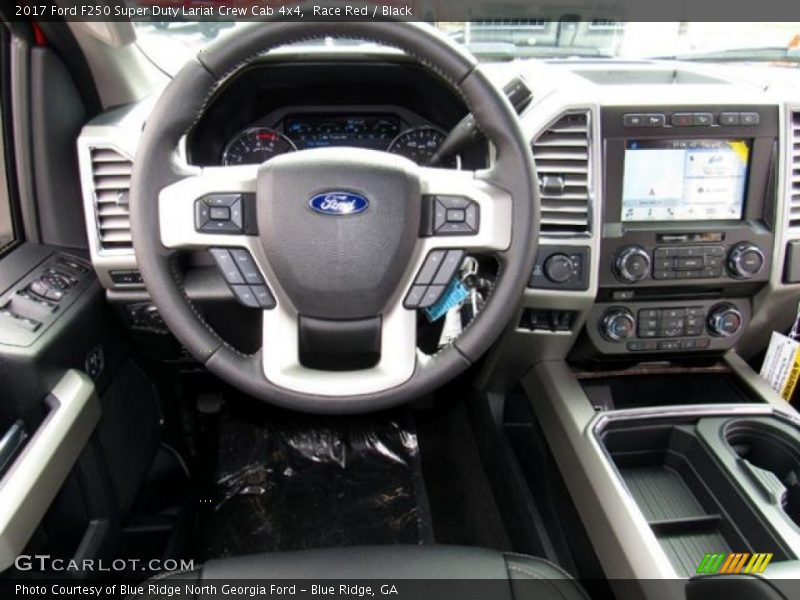 Dashboard of 2017 F250 Super Duty Lariat Crew Cab 4x4