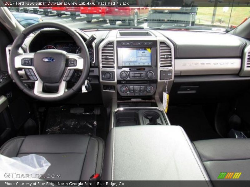 Dashboard of 2017 F250 Super Duty Lariat Crew Cab 4x4