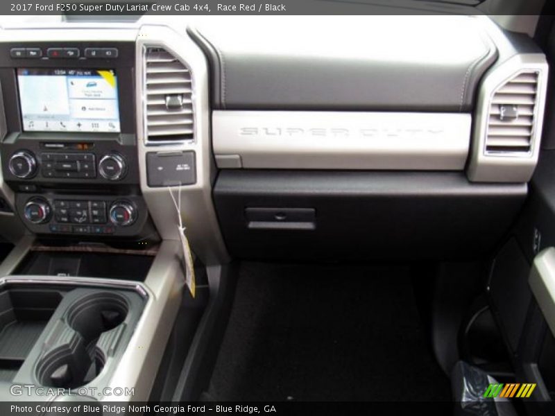 Race Red / Black 2017 Ford F250 Super Duty Lariat Crew Cab 4x4