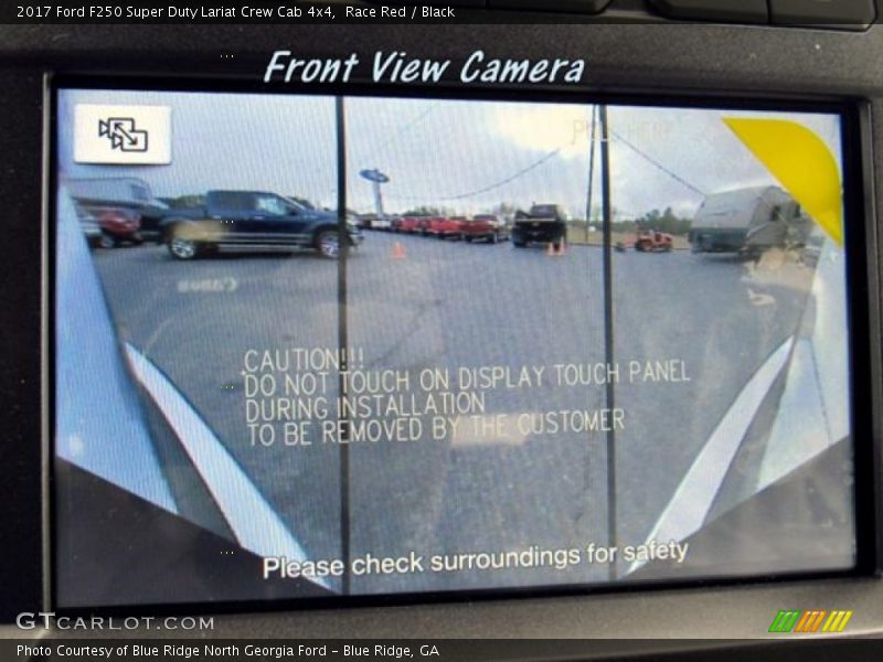 Race Red / Black 2017 Ford F250 Super Duty Lariat Crew Cab 4x4