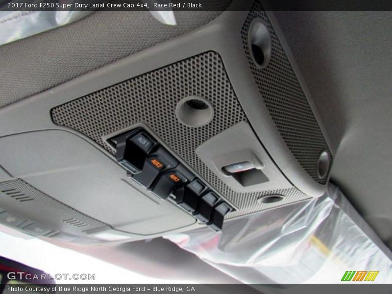 Race Red / Black 2017 Ford F250 Super Duty Lariat Crew Cab 4x4