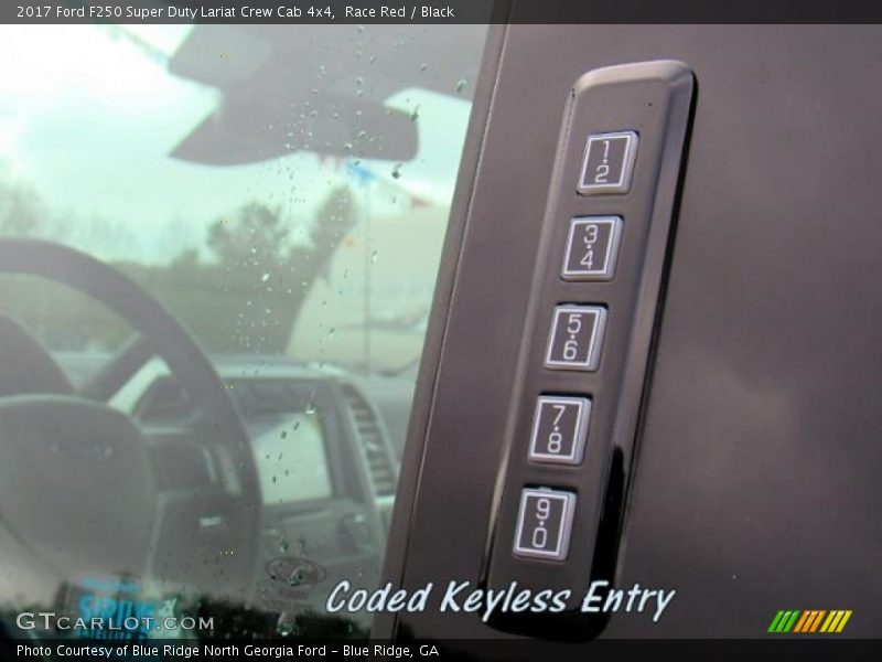 Race Red / Black 2017 Ford F250 Super Duty Lariat Crew Cab 4x4