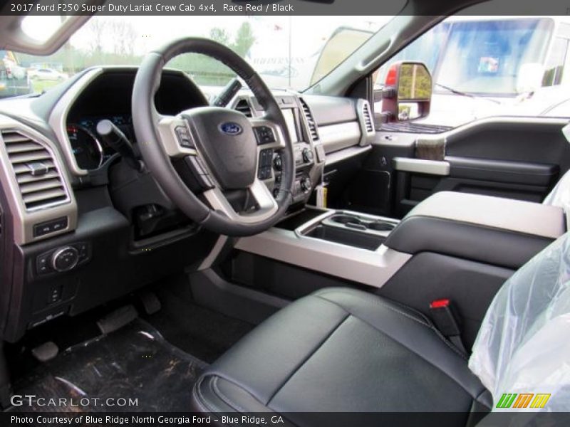 Front Seat of 2017 F250 Super Duty Lariat Crew Cab 4x4