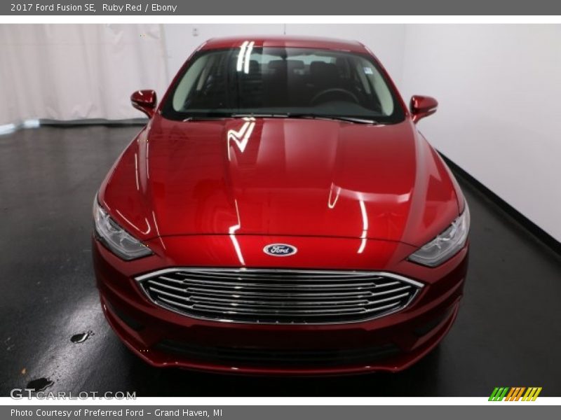 Ruby Red / Ebony 2017 Ford Fusion SE