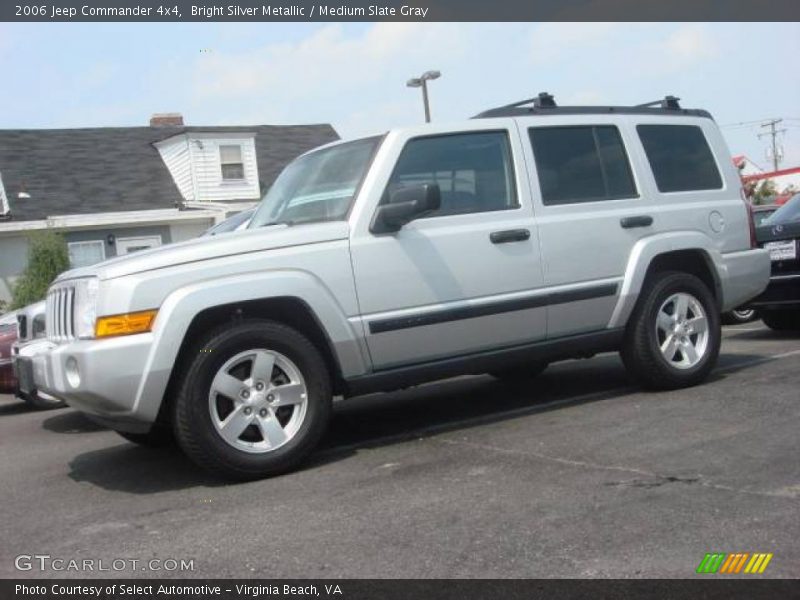 Bright Silver Metallic / Medium Slate Gray 2006 Jeep Commander 4x4
