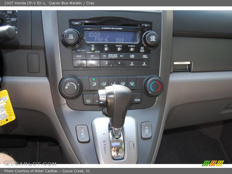 Glacier Blue Metallic / Gray 2007 Honda CR-V EX-L