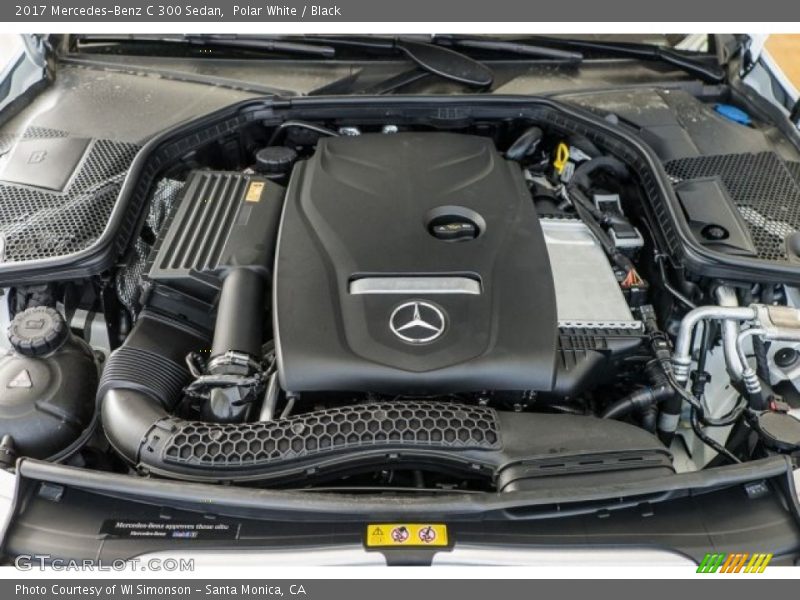 Polar White / Black 2017 Mercedes-Benz C 300 Sedan