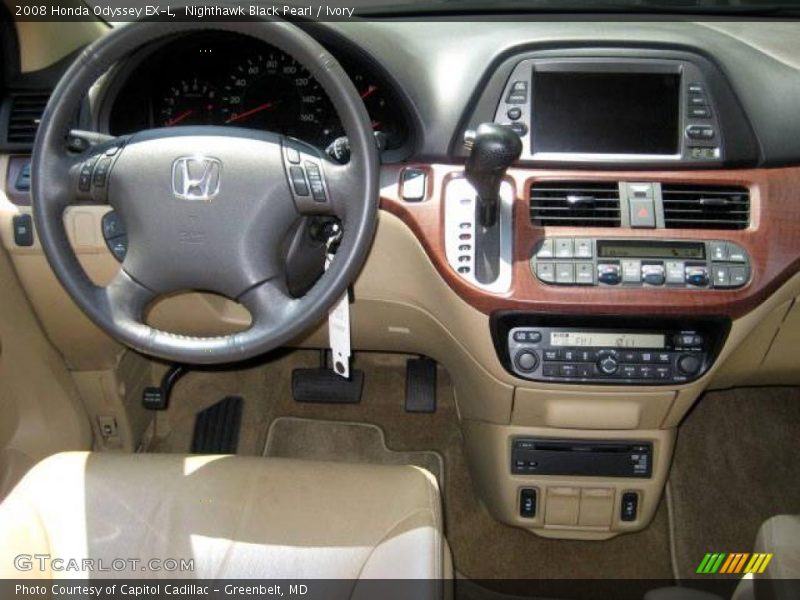 Nighthawk Black Pearl / Ivory 2008 Honda Odyssey EX-L