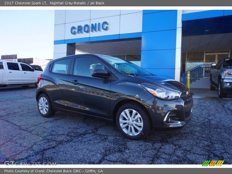 Nightfall Gray Metallic / Jet Black 2017 Chevrolet Spark LT