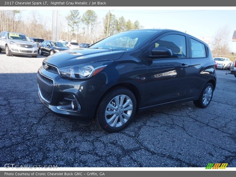 Nightfall Gray Metallic / Jet Black 2017 Chevrolet Spark LT