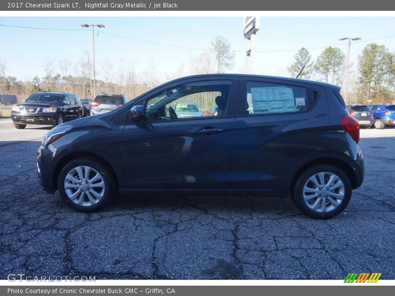 Nightfall Gray Metallic / Jet Black 2017 Chevrolet Spark LT