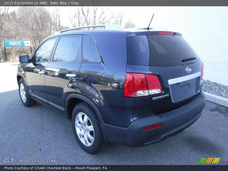 Baltic Blue / Gray 2013 Kia Sorento LX AWD