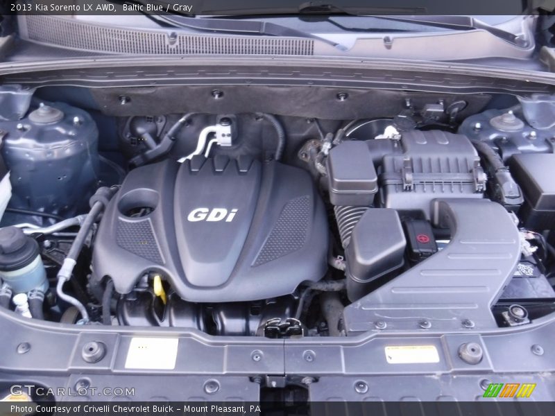 Baltic Blue / Gray 2013 Kia Sorento LX AWD