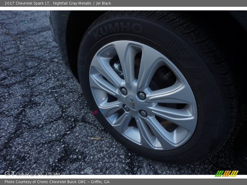 Nightfall Gray Metallic / Jet Black 2017 Chevrolet Spark LT