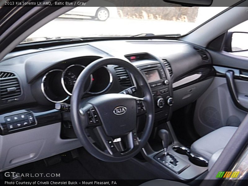 Baltic Blue / Gray 2013 Kia Sorento LX AWD