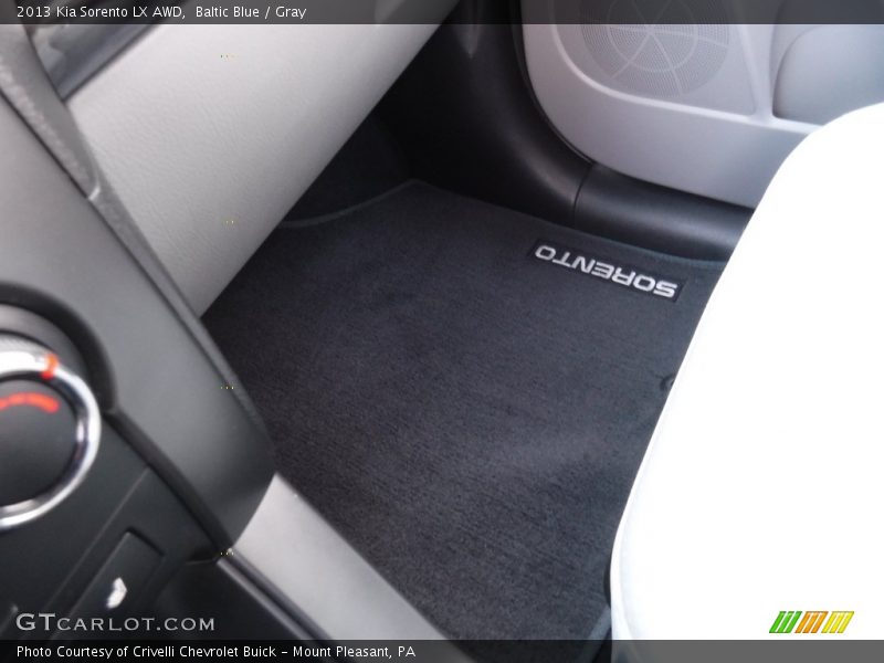 Baltic Blue / Gray 2013 Kia Sorento LX AWD