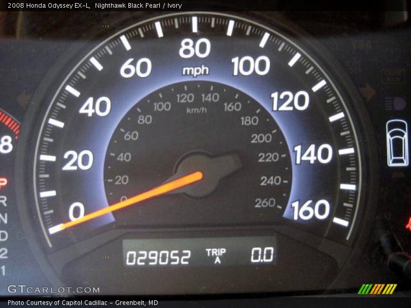 Nighthawk Black Pearl / Ivory 2008 Honda Odyssey EX-L