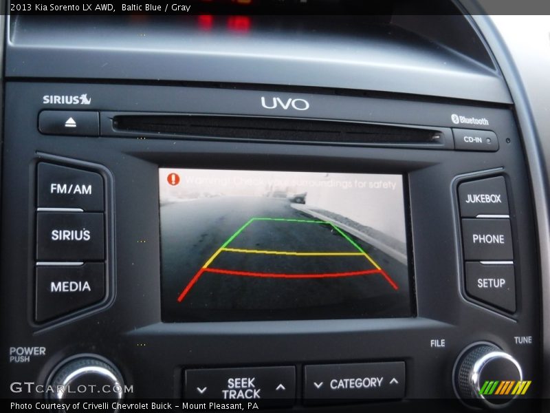 Baltic Blue / Gray 2013 Kia Sorento LX AWD