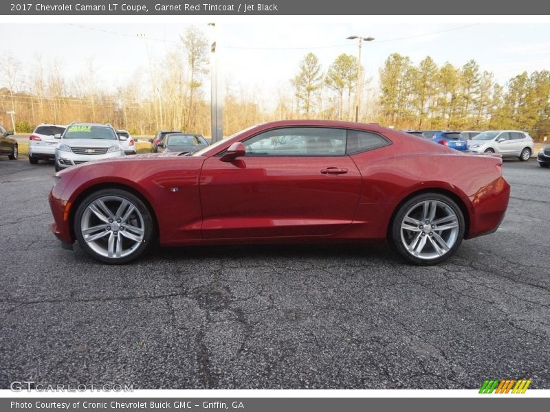 Garnet Red Tintcoat / Jet Black 2017 Chevrolet Camaro LT Coupe