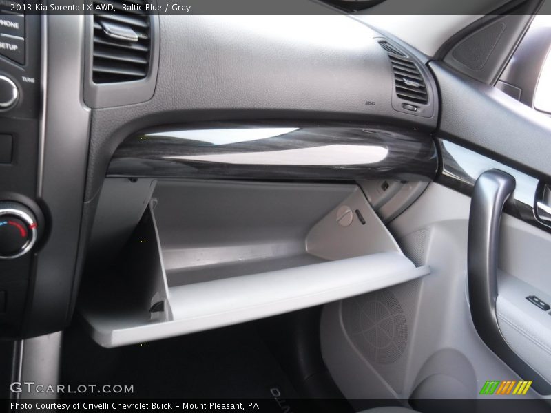Baltic Blue / Gray 2013 Kia Sorento LX AWD