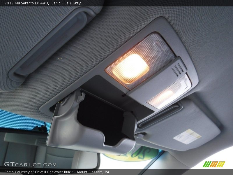 Baltic Blue / Gray 2013 Kia Sorento LX AWD
