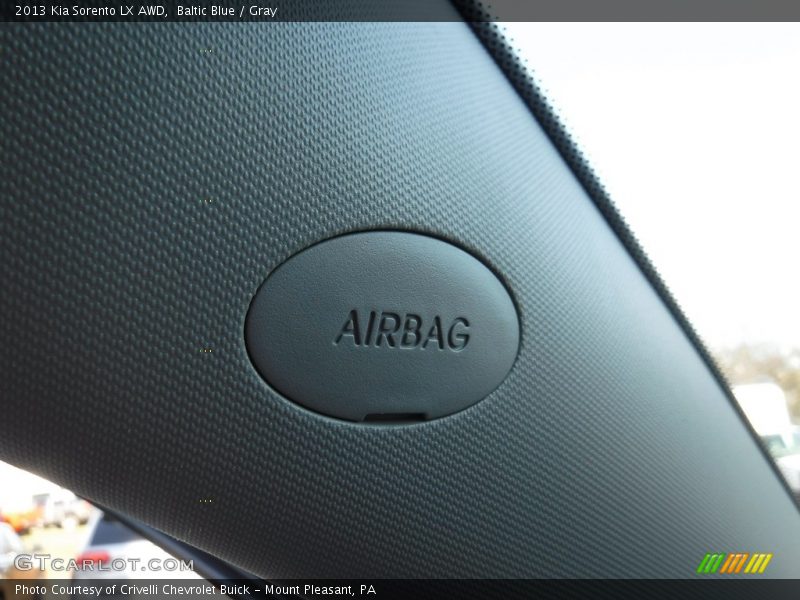 Baltic Blue / Gray 2013 Kia Sorento LX AWD