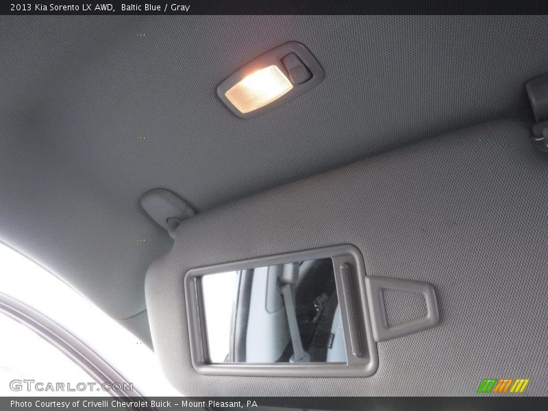 Baltic Blue / Gray 2013 Kia Sorento LX AWD