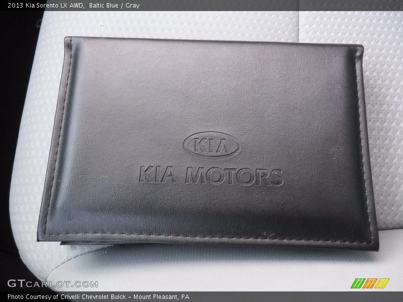 Baltic Blue / Gray 2013 Kia Sorento LX AWD