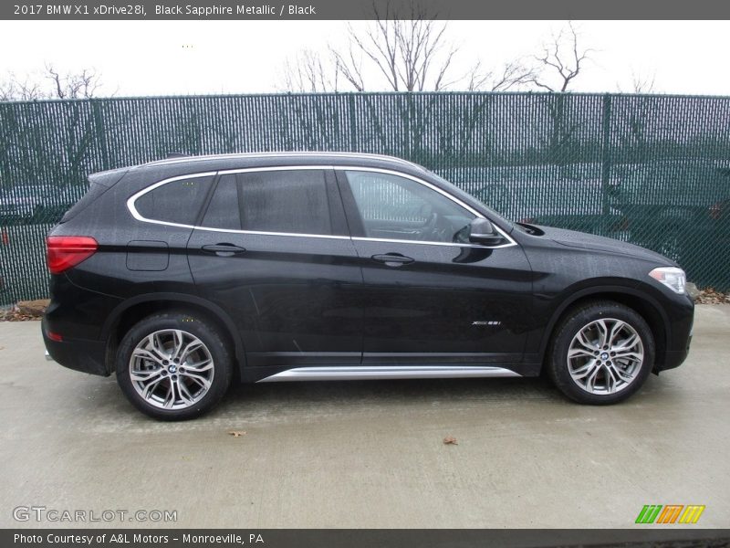 Black Sapphire Metallic / Black 2017 BMW X1 xDrive28i