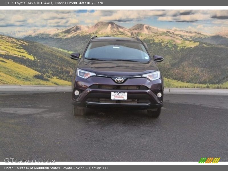 Black Current Metallic / Black 2017 Toyota RAV4 XLE AWD