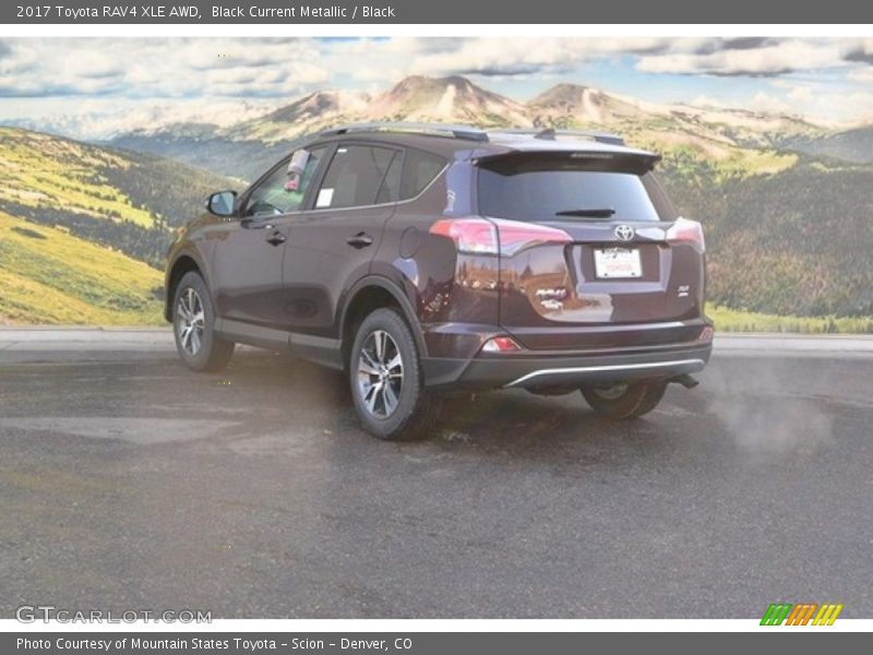 Black Current Metallic / Black 2017 Toyota RAV4 XLE AWD