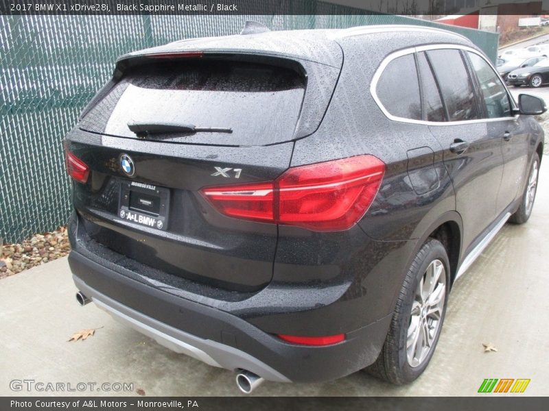 Black Sapphire Metallic / Black 2017 BMW X1 xDrive28i