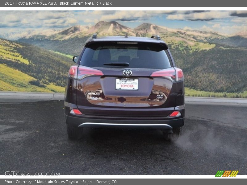 Black Current Metallic / Black 2017 Toyota RAV4 XLE AWD