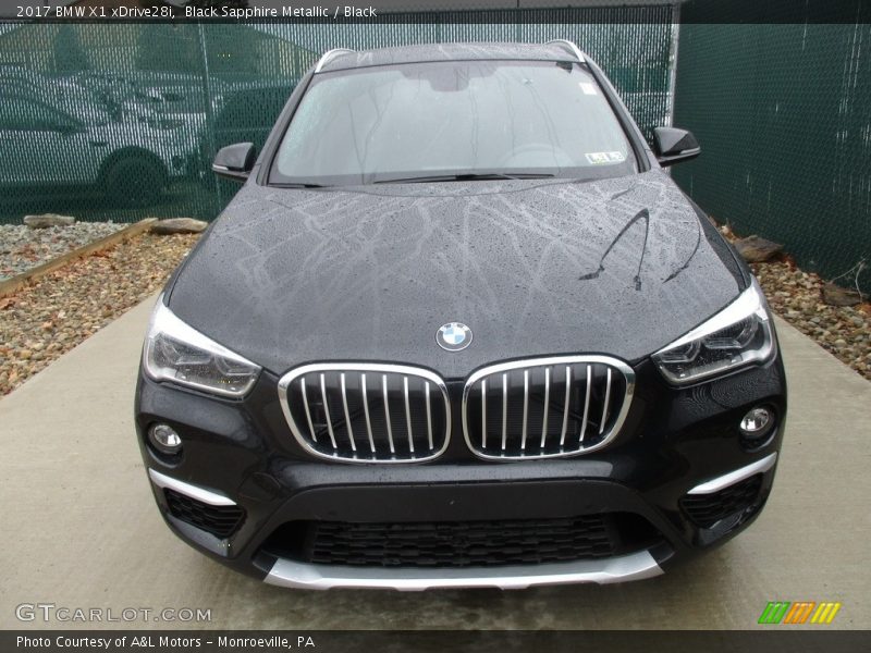 Black Sapphire Metallic / Black 2017 BMW X1 xDrive28i