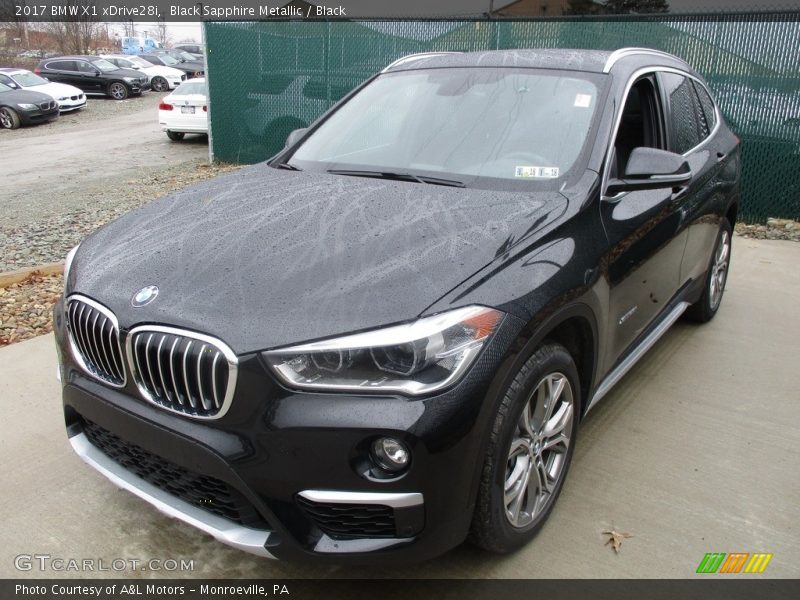 Black Sapphire Metallic / Black 2017 BMW X1 xDrive28i