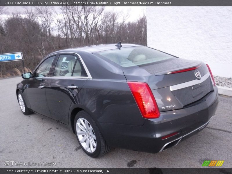 Phantom Gray Metallic / Light Cashmere/Medium Cashmere 2014 Cadillac CTS Luxury Sedan AWD