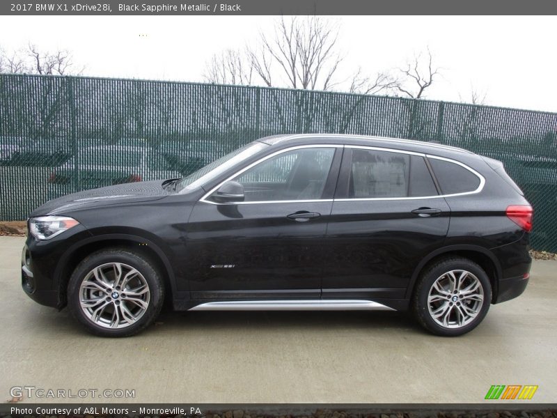 Black Sapphire Metallic / Black 2017 BMW X1 xDrive28i