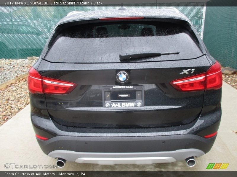 Black Sapphire Metallic / Black 2017 BMW X1 xDrive28i