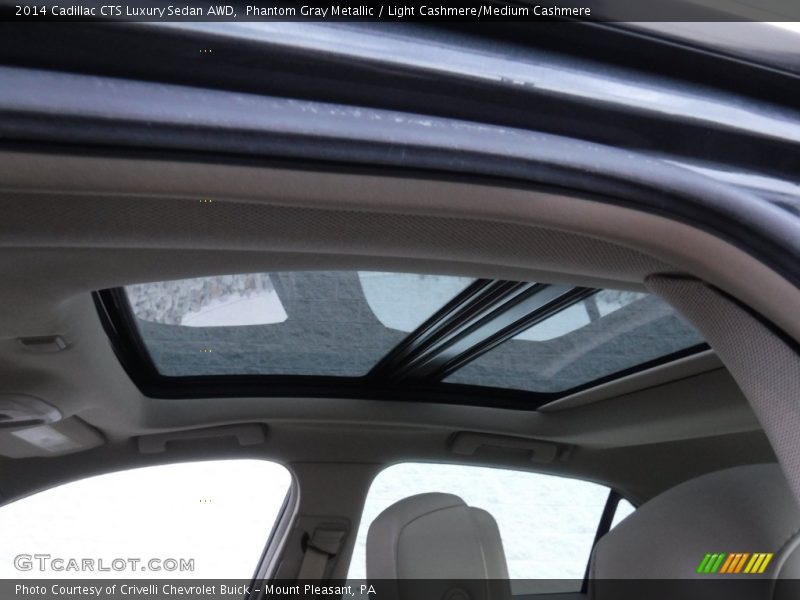 Phantom Gray Metallic / Light Cashmere/Medium Cashmere 2014 Cadillac CTS Luxury Sedan AWD