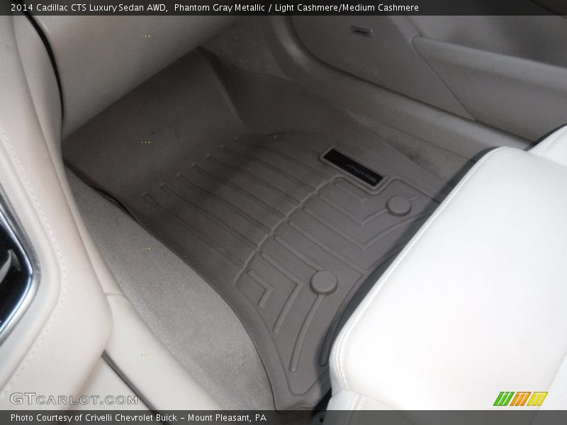 Phantom Gray Metallic / Light Cashmere/Medium Cashmere 2014 Cadillac CTS Luxury Sedan AWD