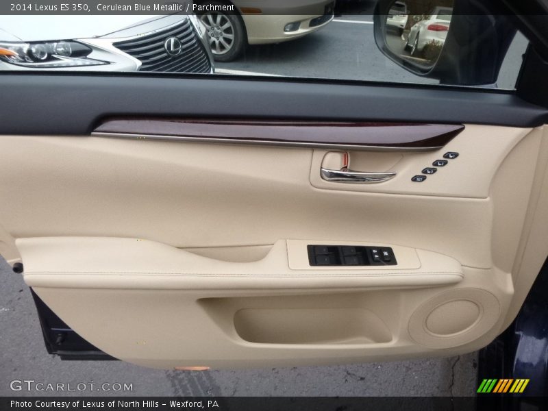 Cerulean Blue Metallic / Parchment 2014 Lexus ES 350