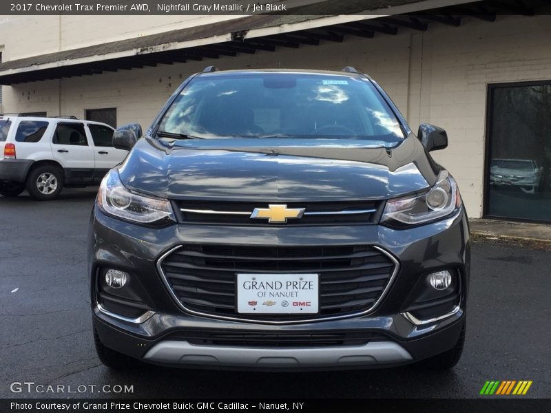 Nightfall Gray Metallic / Jet Black 2017 Chevrolet Trax Premier AWD