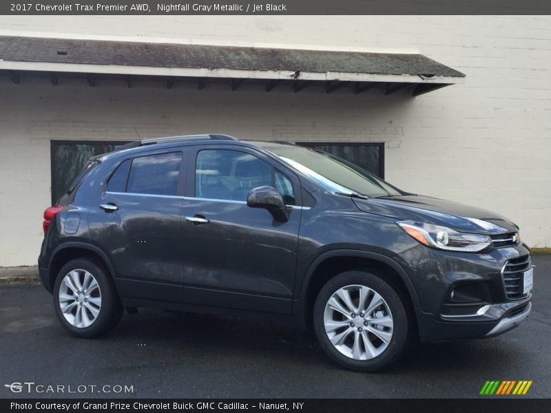 Nightfall Gray Metallic / Jet Black 2017 Chevrolet Trax Premier AWD