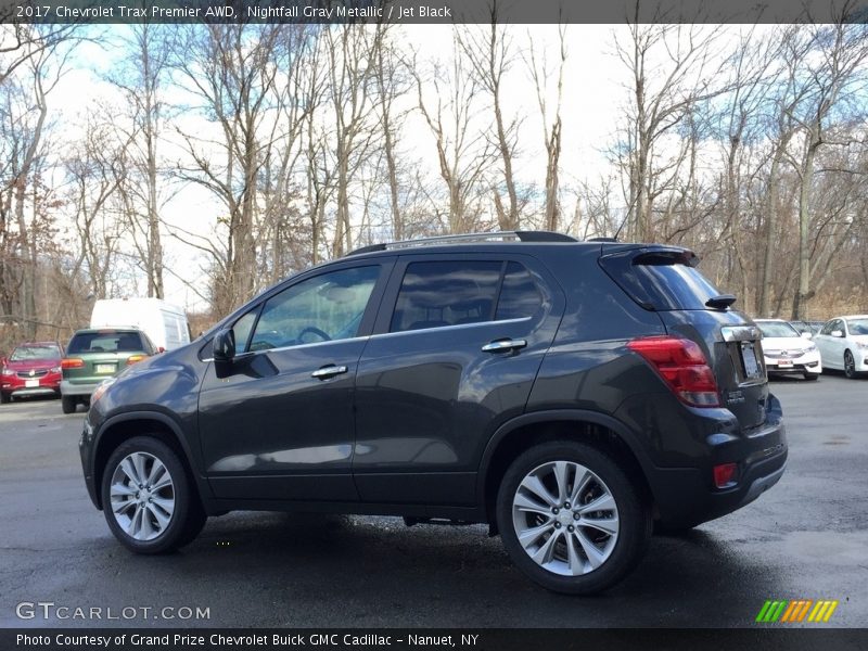 Nightfall Gray Metallic / Jet Black 2017 Chevrolet Trax Premier AWD
