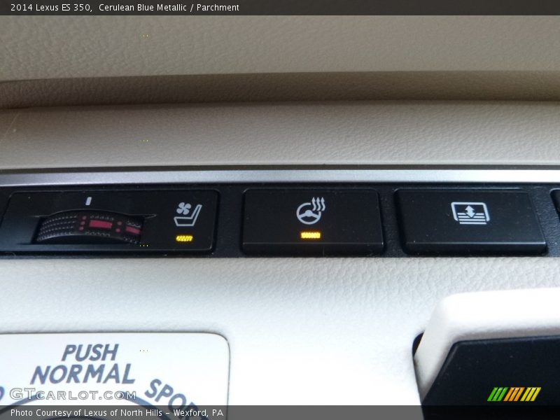 Cerulean Blue Metallic / Parchment 2014 Lexus ES 350