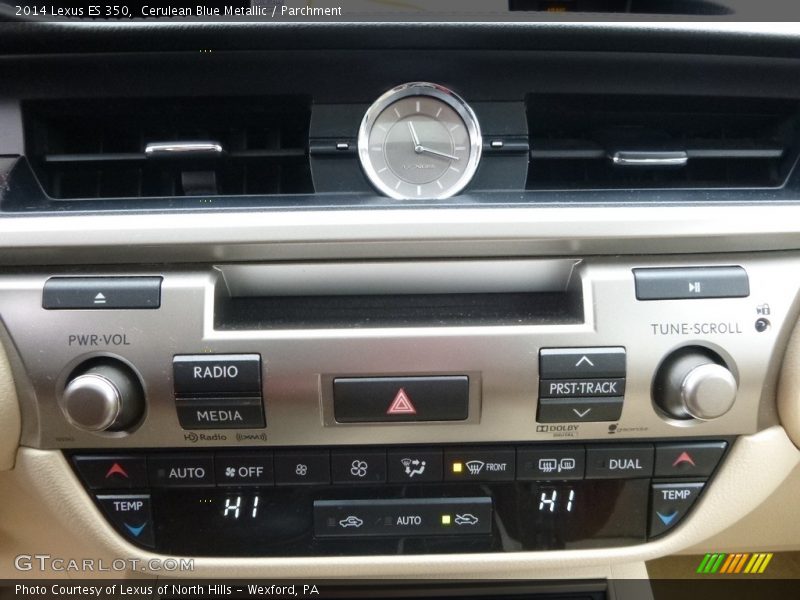 Cerulean Blue Metallic / Parchment 2014 Lexus ES 350
