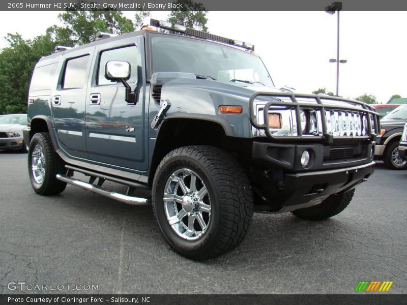 Stealth Gray Metallic / Ebony Black 2005 Hummer H2 SUV