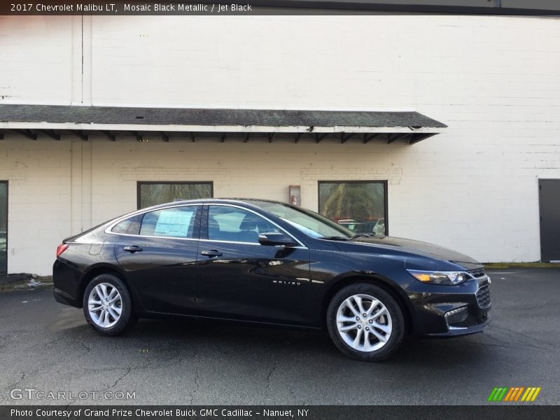 Mosaic Black Metallic / Jet Black 2017 Chevrolet Malibu LT