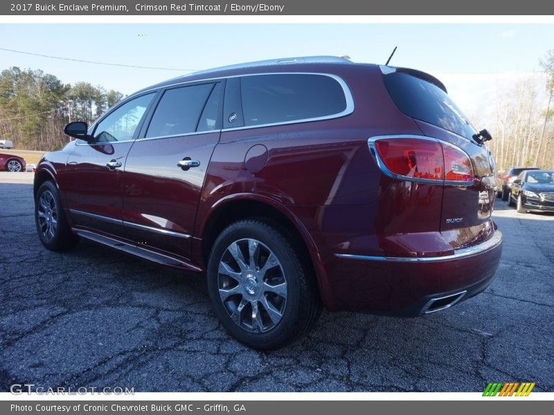 Crimson Red Tintcoat / Ebony/Ebony 2017 Buick Enclave Premium